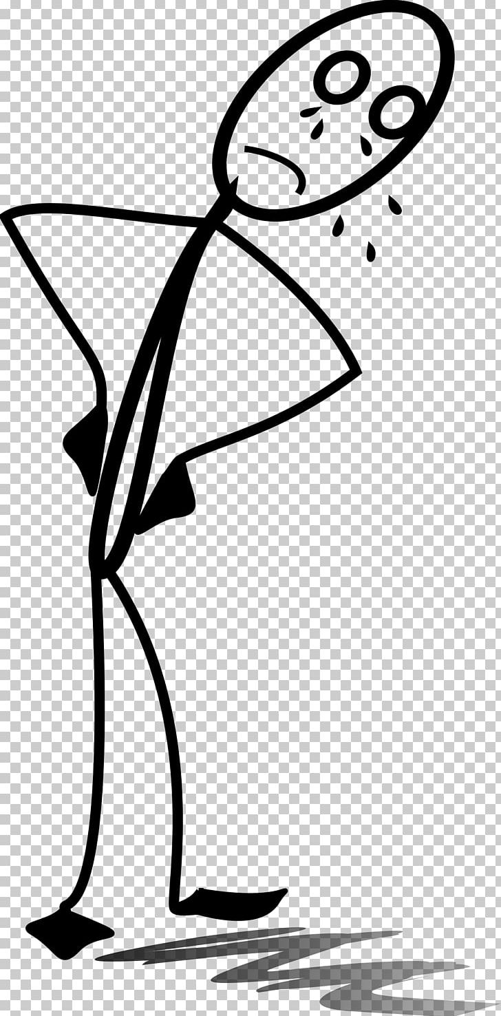 Stick Figure Sadness Drawing PNG, Clipart, Area, Art, Artwork, Beak, Black And White Free PNG Download