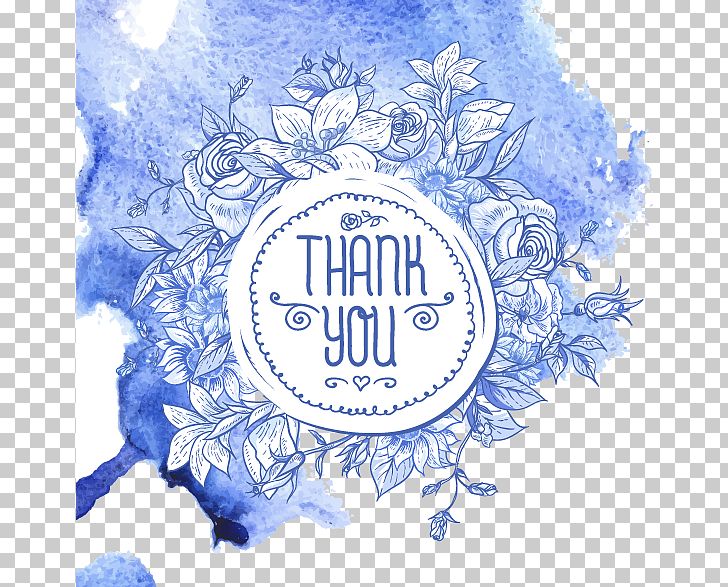 Watercolor Painting Drawing Flower PNG, Clipart, Blue, Design, Download, Encapsulated Postscript, Festive Elements Free PNG Download