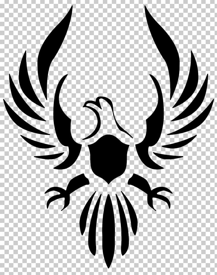 Stencil Phoenix Photography Art PNG, Clipart, Beak, Bird, Bird Of Prey, Black, Black And White Free PNG Download