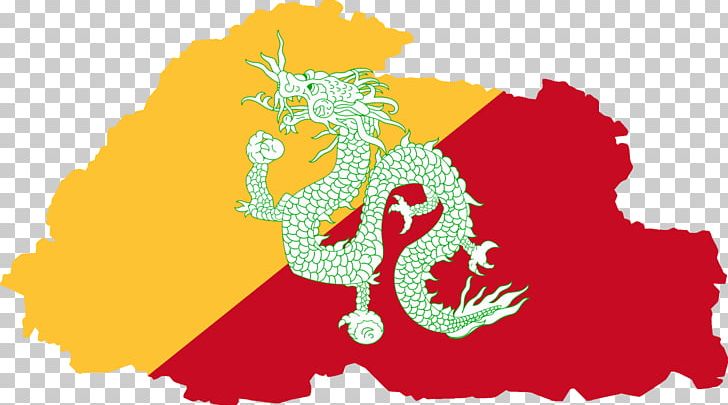 Flag Of Bhutan Map PNG, Clipart, Bhutan, Brand, Computer Wallpaper, Druk, Fictional Character Free PNG Download