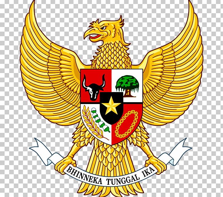 National Emblem Of Indonesia Garuda Pancasila Coat Of Arms PNG, Clipart, Art, Artwork, Beak, Crest, Emblem Free PNG Download