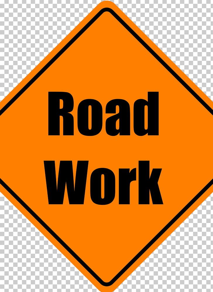 Roadworks Traffic Sign PNG, Clipart, Angle, Architectural Engineering, Area, Brand, Highway Free PNG Download