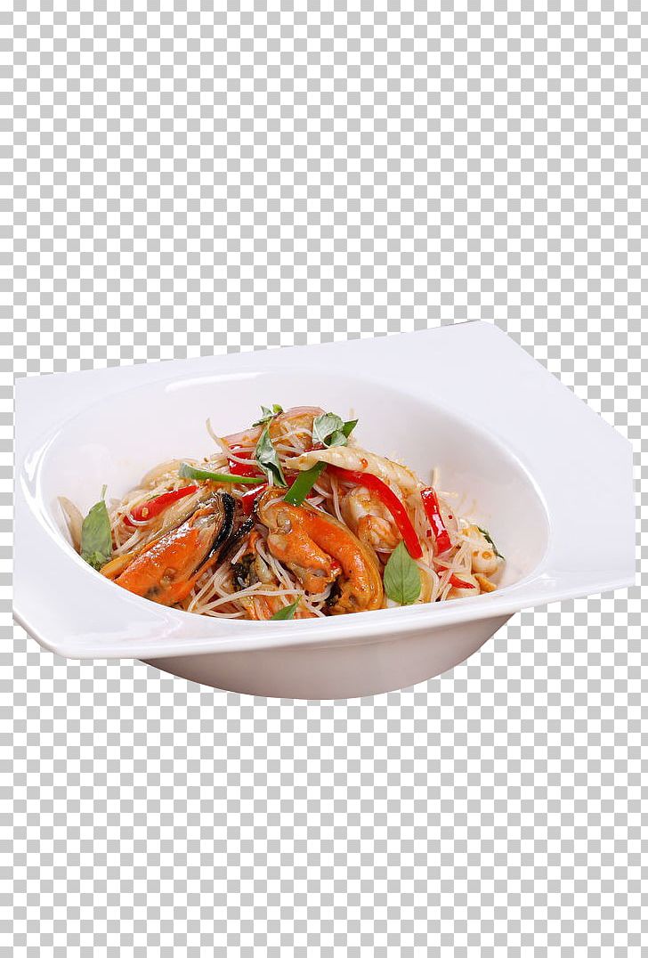 Thai Cuisine Seafood Japanese Cuisine Caridea Rice Noodles PNG, Clipart, Bowl, Capsicum Annuum, Cuisine, Food, Food Drinks Free PNG Download