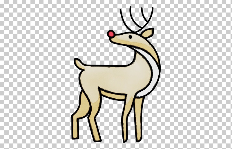 Reindeer PNG, Clipart, Animal Figurine, Antler, Biology, Deer, Line Art Free PNG Download
