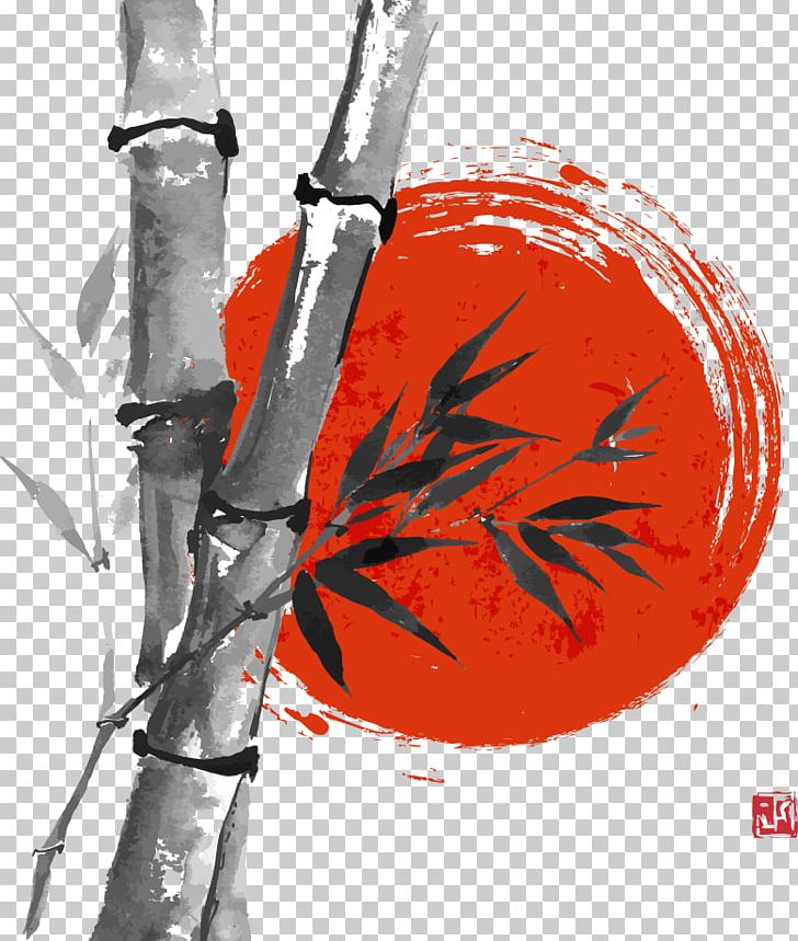 Japanese Painting Ink Wash Painting Drawing PNG, Clipart, Art, Bamboo, Bamboo Tree, Bamboo Vector, Cartoon Bamboo Free PNG Download