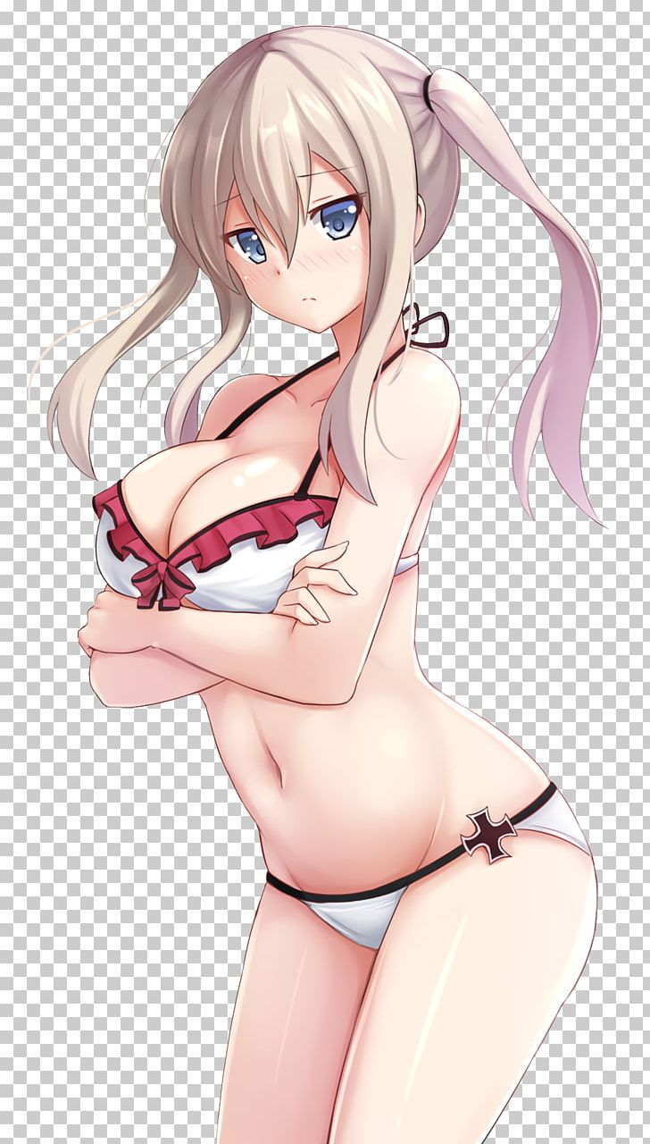 Kantai Collection Anime German Aircraft Carrier Graf Zeppelin Art PNG, Clipart, Arm, Black Hair, Brassiere, Brown Hair, Cartoon Free PNG Download