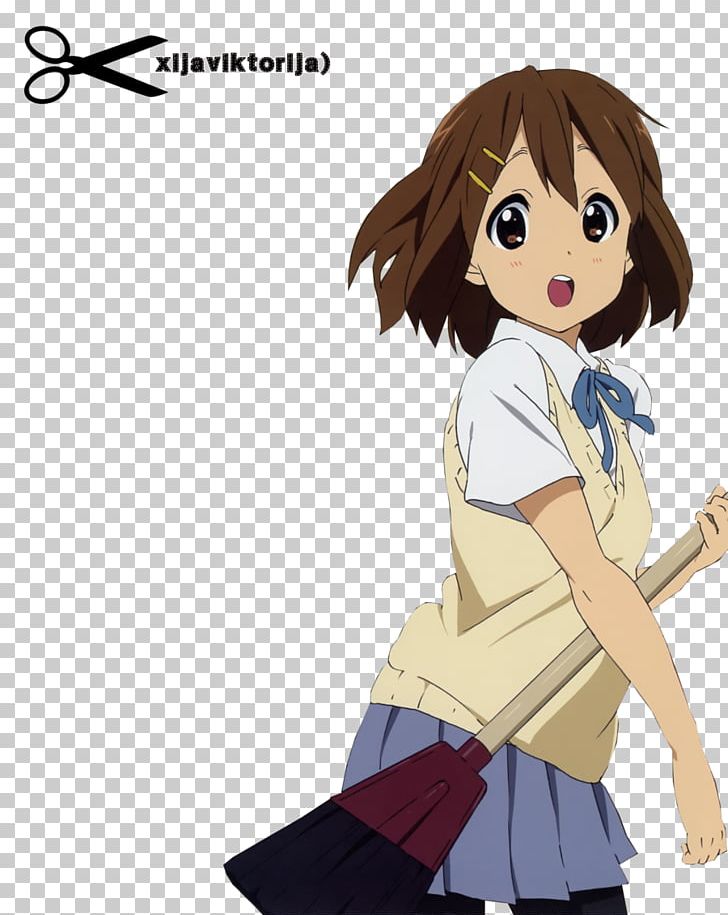 Yui Hirasawa K-On! Azusa Nakano Anime Rendering PNG, Clipart, Anime, Anison, Azusa Nakano, Brown Hair, Cartoon Free PNG Download