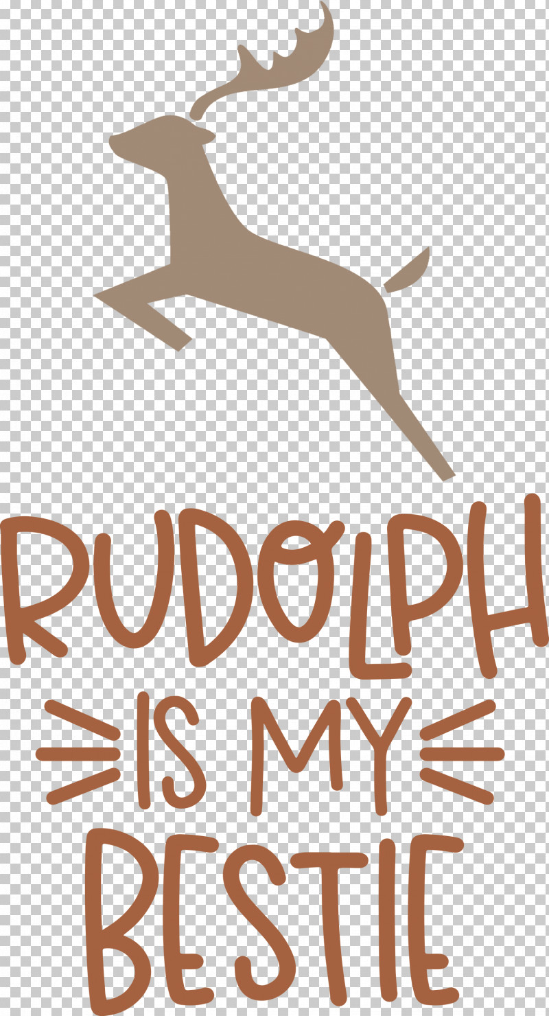 Rudolph Is My Bestie Rudolph Deer PNG, Clipart, Behavior, Christmas, Deer, Geometry, Human Free PNG Download