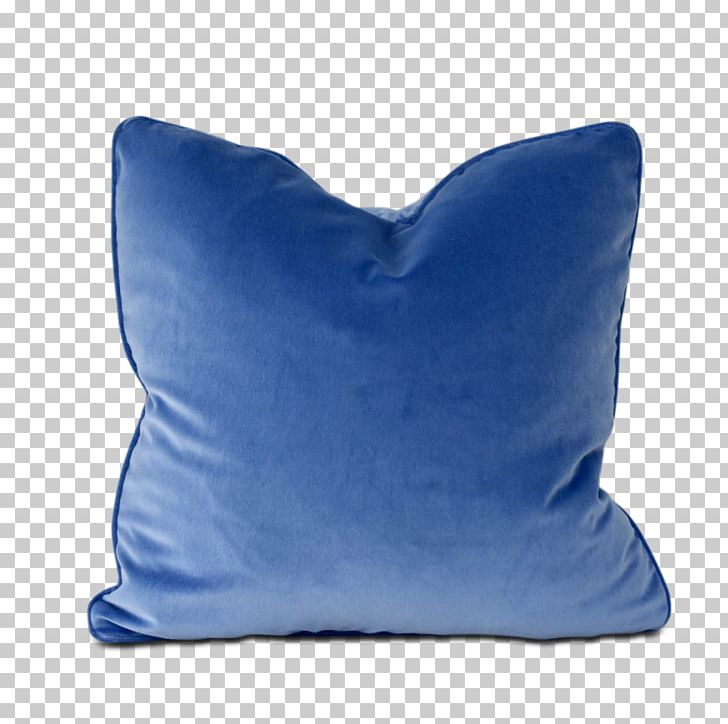 Throw Pillows Cushion Cobalt Blue PNG, Clipart, Bed, Bedding, Blue, Blue Velvet, Chair Free PNG Download