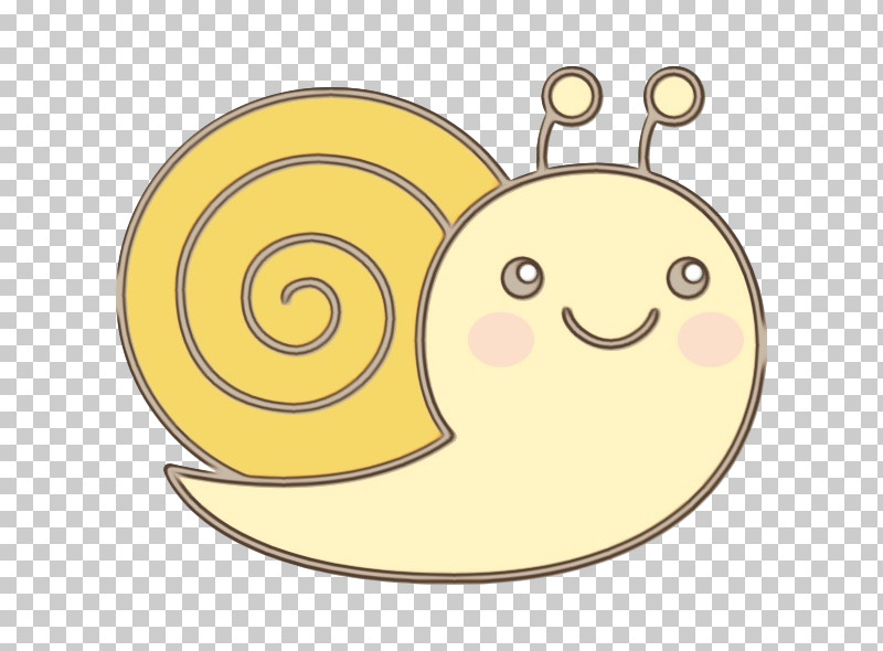 Cartoon Snail Yellow Snails And Slugs Sea Snail PNG, Clipart, Cartoon, Paint, Sea Snail, Smile, Snail Free PNG Download