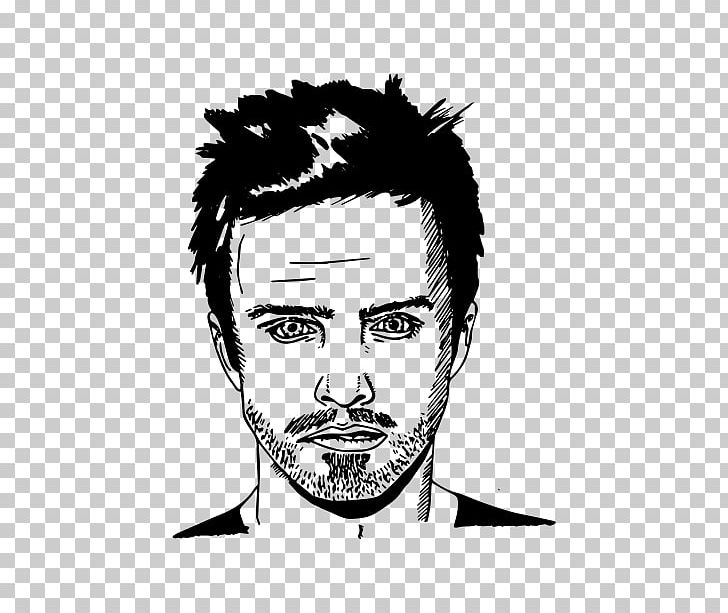 Aaron Paul Jesse Pinkman Breaking Bad Walter White Black And White PNG, Clipart, Art, Cartoon, Character, Deviantart, Drawing Free PNG Download