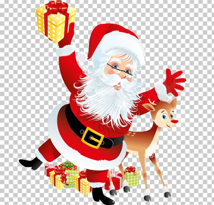 Santa Claus Rudolph Paper Gift PNG, Clipart, Art, Christmas, Christmas Decoration, Christmas Gift, Christmas Ornament Free PNG Download