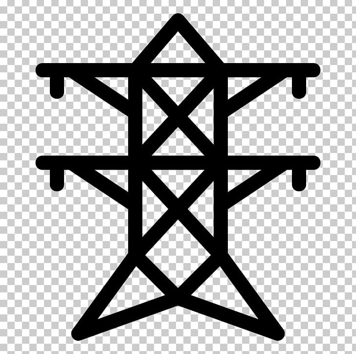 Computer Icons Transmission Tower Electric Power Transmission Electricity PNG, Clipart, Angle, Black And White, Computer Icons, Desktop Wallpaper, Electrical Cable Free PNG Download