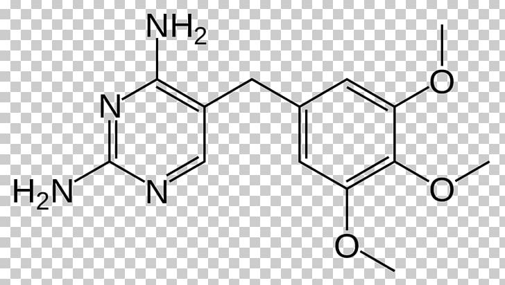 Trimethoprim/sulfamethoxazole Pyrimethamine Dapsone PNG, Clipart, Angle, Antibiotics, Area, Black And White, Diagram Free PNG Download