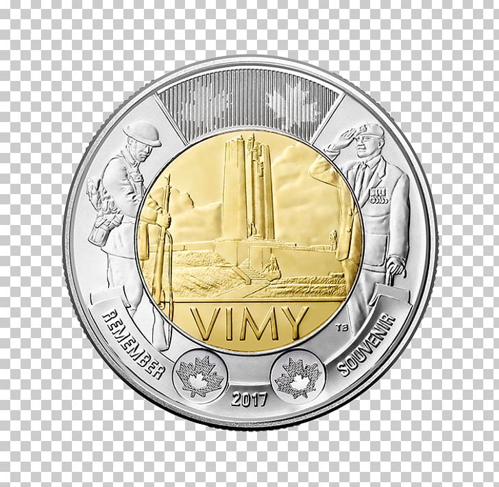 Battle Of Vimy Ridge 150th Anniversary Of Canada Toonie PNG, Clipart, Australian Twodollar Coin, Banknote, Battle Of Vimy Ridge, Canada, Canadian Dollar Free PNG Download