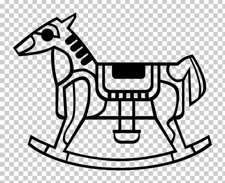 Rocking Horse Drawing PNG, Clipart, Area, Art, Black, Black And White, Child Free PNG Download