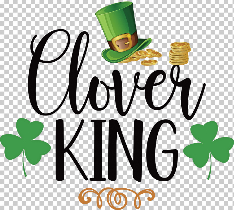 Clover King St Patricks Day Saint Patrick PNG, Clipart, Behavior, Green, Human, Logo, M Free PNG Download