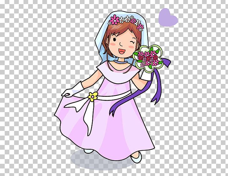 Cartoon Bride PNG, Clipart, Bride And Groom, Bridegroom, Bride Groom, Brides, Bride Vector Free PNG Download