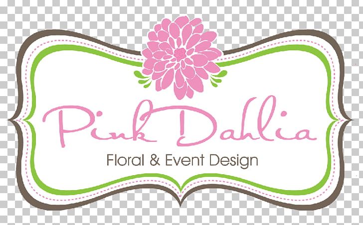 Logo Denville Pink Dahlia Floral & Event Design Vendor Brand PNG, Clipart, Area, Brand, Dedicated, Denville, Flower Free PNG Download