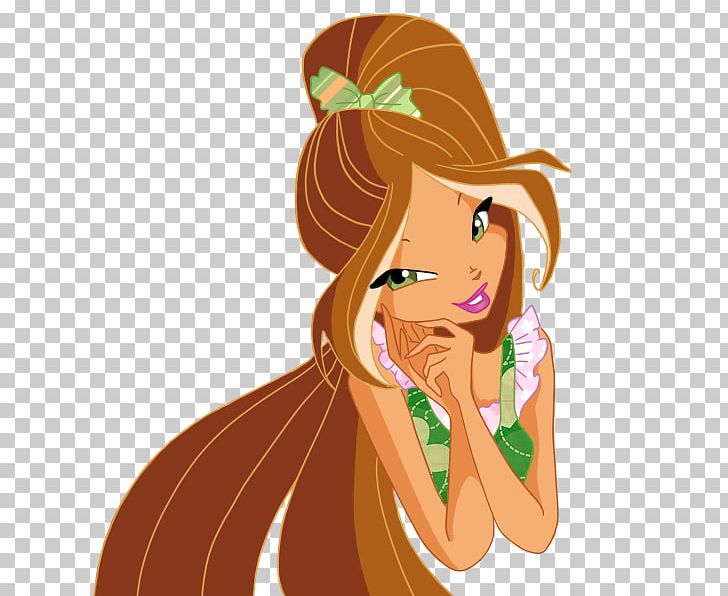 Flora Winx Club PNG, Clipart, Art, Brown Hair, Cartoon, Drawing, Ear Free PNG Download