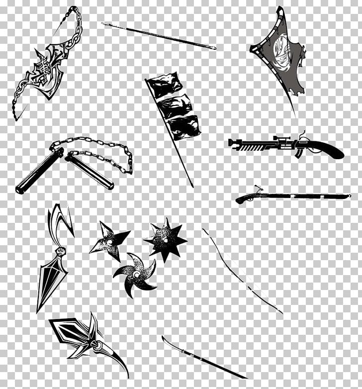 Japan Weapon Shuriken Artillery U6697u5668 PNG, Clipart, Angle, Back, Black, Black And White, Body Jewelry Free PNG Download