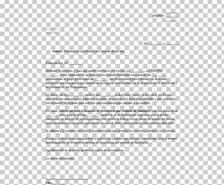 Leave Of Absence Document Letter Son Employment PNG, Clipart, Area, Black And White, Brand, Certificate Template, Collective Agreement Free PNG Download