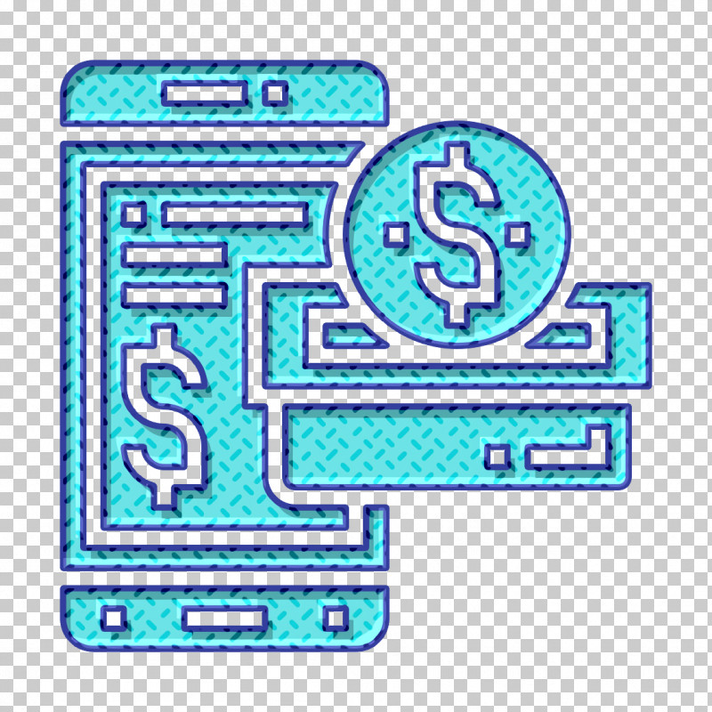 Smartphone Payment Icon Digital Banking Icon PNG, Clipart, Aqua, Digital Banking Icon, Line, Smartphone Payment Icon, Teal Free PNG Download
