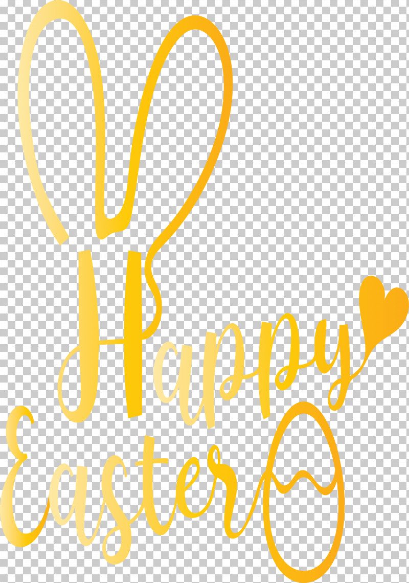 Happy Easter With Bunny Ears PNG, Clipart, Happy, Happy Easter With Bunny Ears, Line, Logo, Love Free PNG Download