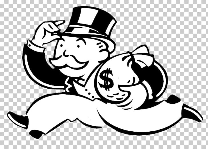 Rich Uncle Pennybags Monopoly Parker Brothers Monocle Character PNG, Clipart, Arm, Art, Artwork, Black, Black And White Free PNG Download