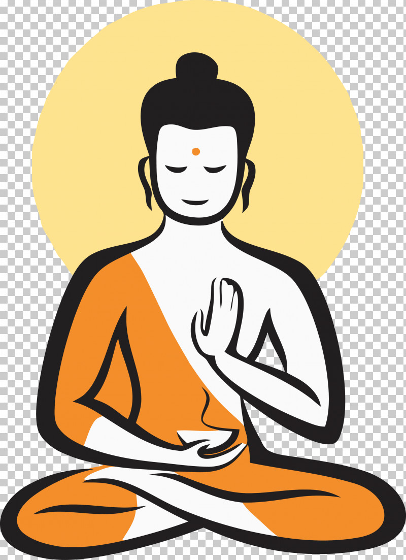 Bodhi Day Bodhi PNG, Clipart, Bodhi, Bodhi Day, Kneeling, Meditation, Orange Free PNG Download
