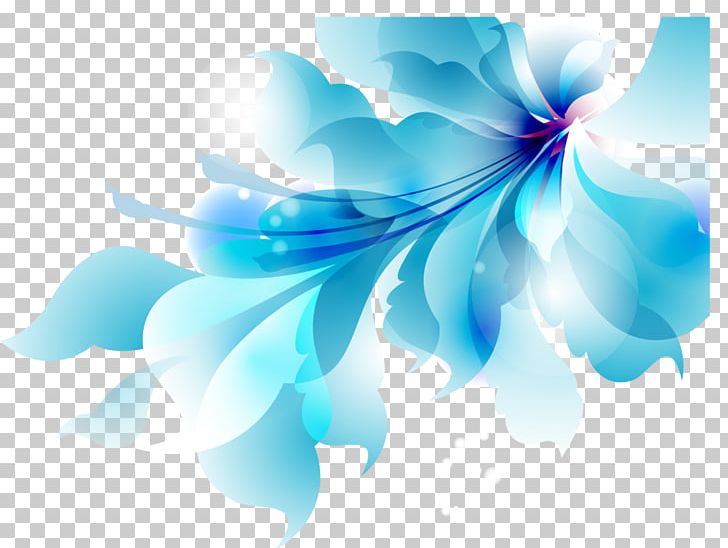 Flower Euclidean Stock Photography PNG, Clipart, Aqua, Art, Artistic, Azure, Blue Free PNG Download