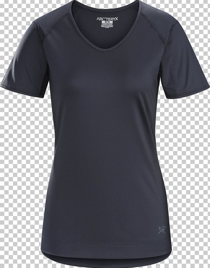 T-shirt Clothing Top Neckline PNG, Clipart, Active Shirt, Arc, Arcteryx, Black, Clothing Free PNG Download