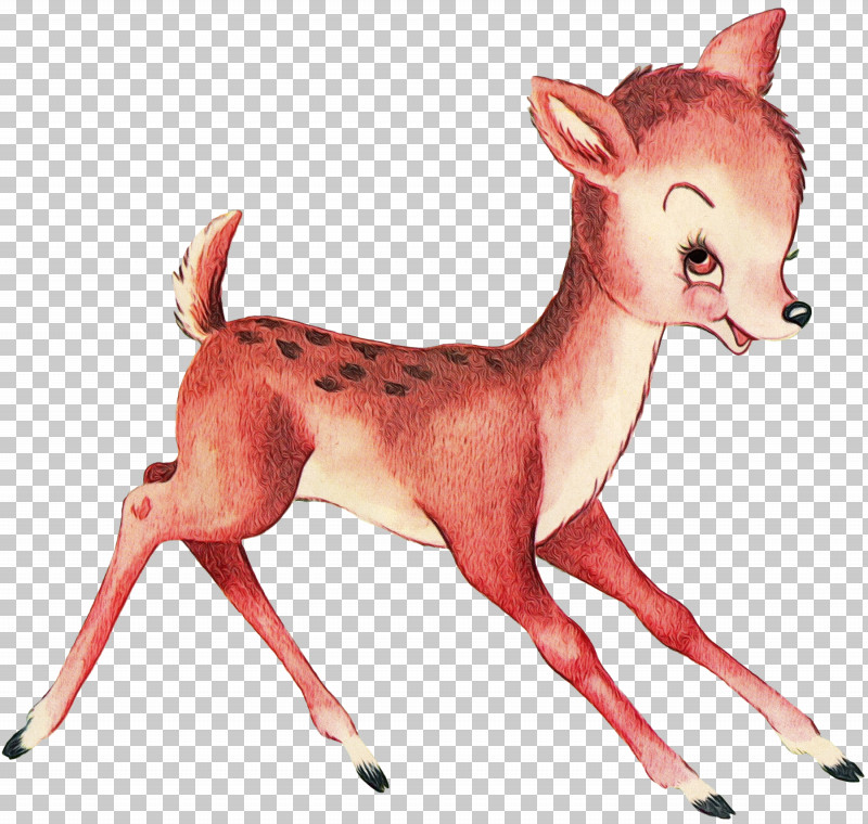 Deer Animal Figure Tail Fawn Wildlife PNG, Clipart, Animal Figure, Deer, Drawing, Fawn, Paint Free PNG Download