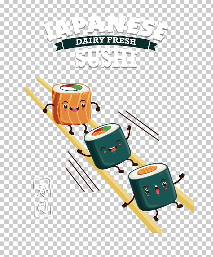 Sushi Poster Japanese Cuisine Cartoon PNG, Clipart, Animation, Brand, Cartoon, Cartoon Sushi, Cartoon Sushi Free PNG Download