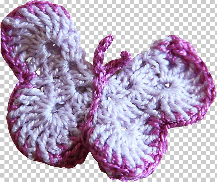 Crochet Lilac Wool PNG, Clipart, Butterfly, Crochet, Crocheting, Invertebrate, Lilac Free PNG Download