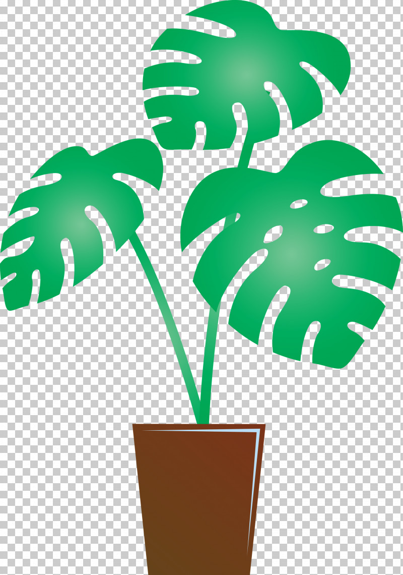 Monstera Tropical Leaf PNG, Clipart, Arecales, Flower, Flowerpot, Green, Leaf Free PNG Download