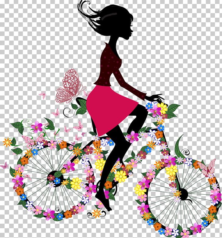 Bicycle Cycling Woman PNG, Clipart, Beauty, Beauty Salon, Beauty Silhouette, Beauty Vector, Car Free PNG Download
