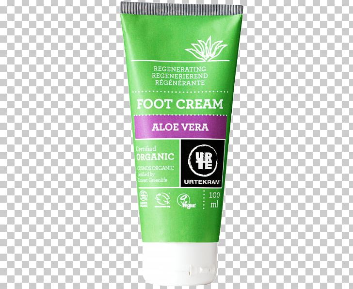 Lotion Urtekram Aloe Vera Gel Organic Foot Cream PNG, Clipart, Aloe Vera, Cosmetics, Cream, Deodorant, Foot Free PNG Download
