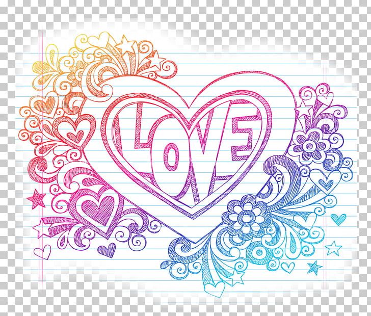 Drawing Doodle Love PNG, Clipart, Art, Butterfly, Circle, Creative Arts, Floral Design Free PNG Download