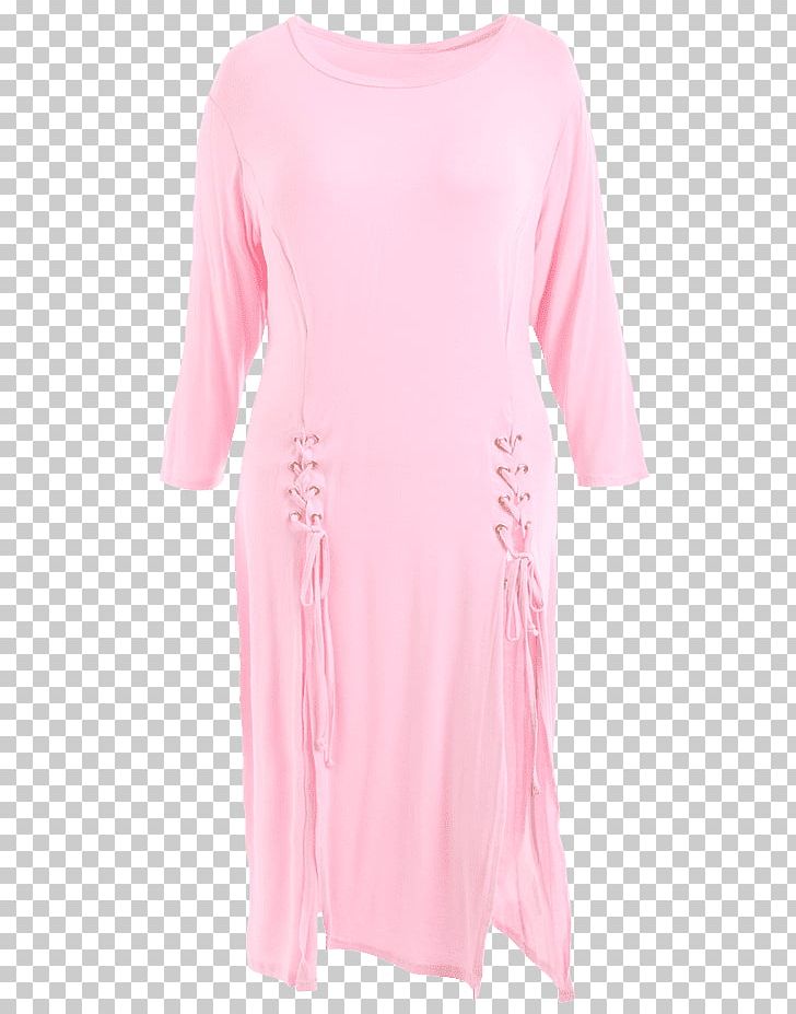 Shoulder Sleeve Nightwear Pink M Dress PNG, Clipart, Clothing, Day Dress, Dress, Joint, Neck Free PNG Download