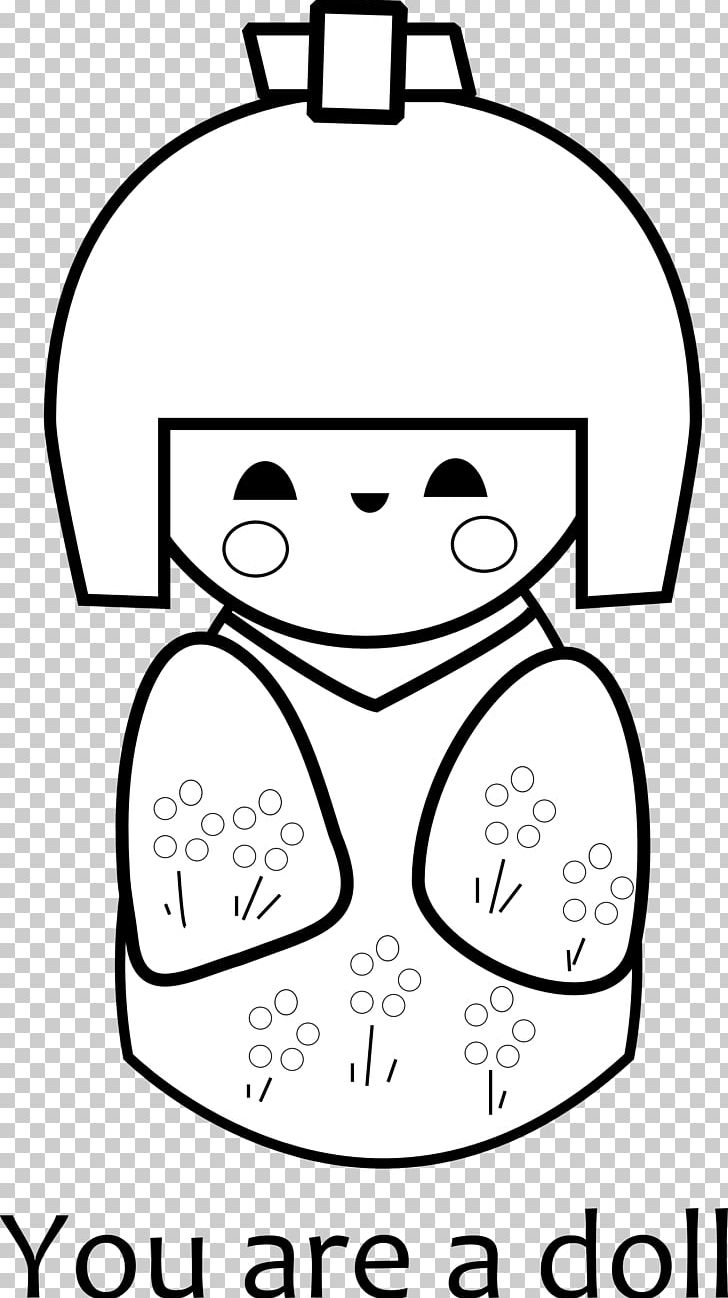 Japanese Dolls Kokeshi Paper Doll PNG, Clipart, Artwork, Barbie, Black And White, Bratz, Child Free PNG Download