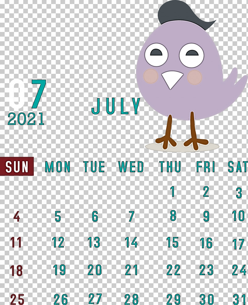 July 2021 Calendar July Calendar 2021 Calendar PNG, Clipart, 2021 Calendar, Beak, Birds, Diagram, Htc Hero Free PNG Download