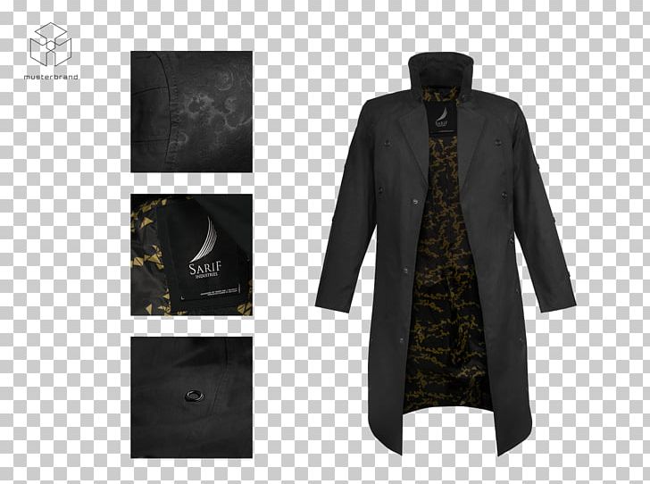 Deus Ex: Mankind Divided Overcoat Deus Ex: Human Revolution Jacket PNG, Clipart, Brand, Button, Clothing, Coat, Deus Ex Free PNG Download