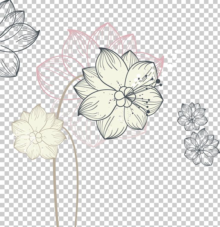 Flower Euclidean Nelumbo Nucifera Illustration PNG, Clipart, Abstract Lines, Chinese Style, Download, Drawing, Encapsulated Postscript Free PNG Download