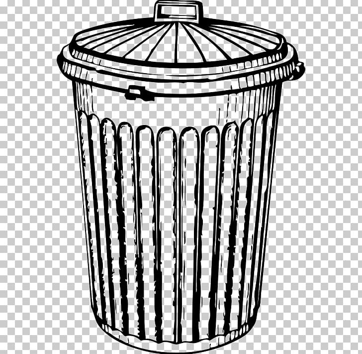 Rubbish Bins & Waste Paper Baskets PNG, Clipart, Basket, Beverage Can, Bin, Black And White, Coke Free PNG Download