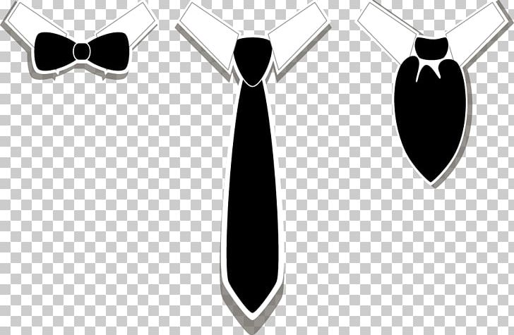 Necktie Bow Tie Euclidean PNG, Clipart, Angle, Black, Black And White, Black Bow Tie, Cartoon Tie Free PNG Download