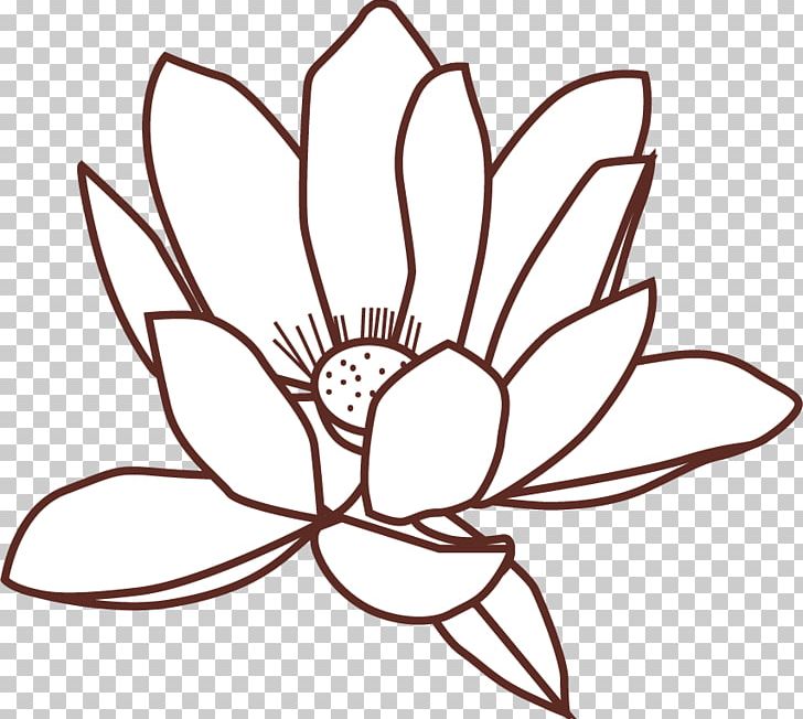 Monochrome Painting Nelumbo Nucifera Floral Design Flower PNG, Clipart, Artwork, Black And White, Cut Flowers, Flora, Floral Design Free PNG Download