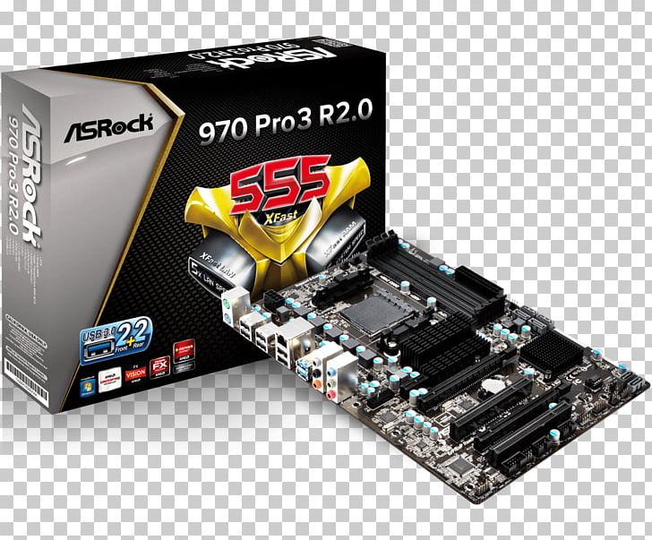 Socket AM3+ ASRock 970 Pro3 Motherboard ATX PNG, Clipart, 3 R, Advanced Micro Devices, Amd Crossfirex, Asrock, Asrock 970 Pro3 Free PNG Download