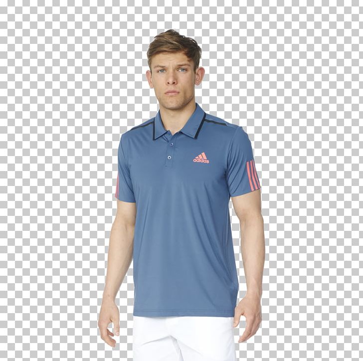 T-shirt Polo Shirt Blue Adidas Clothing PNG, Clipart, Adidas, Blue, Clothing, Collar, Electric Blue Free PNG Download