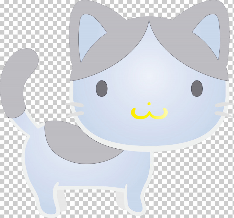 Cartoon Snout Whiskers Cat PNG, Clipart, Cartoon, Cat, Paint, Snout, Watercolor Free PNG Download